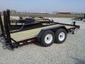 14ft Equipment Trailer w/Stand Up Ramps