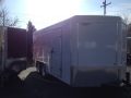16ft v-nose cargo trailer with ramp-white