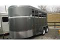 Rounded Front Charcoal 2 Horse Slant Load 
