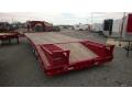 20+5 14K Flatbed-Red Steel Frame with PT Wood Deck