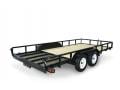 14ft Pressure Treated Decking Utility Trailer