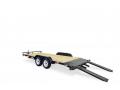 20FT CAR HAULER  OPEN WITH WOOD DECKING