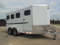 3 HORSE STEEL TRAILER WITH DRESSING ROOM
