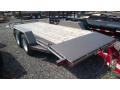 Arizona Beige Steel Frame 18FT Open Car hauler with Wood Deck