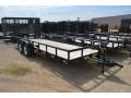 16ft  Pipe Utility Trailer w/Wooden Deck