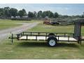10ft Black Utility Trailer with Rear Gate