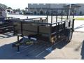 10FT Utility Trailer with Ramp and Steel Sides