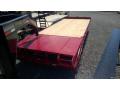 Red w/Wood Deck 16 + 5ft Flatbed  