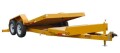 Yellow 20ft Tilt Bed Tandem Axle Trailer w/Stationary Platform