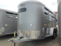     2 horse Slant Load with Dressing Room-Pewter
