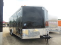 Black 20ft Cargo Trailer with 5200# Axles and Rounded V