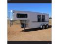       2H Aluminum Gooseneck trailer w - Rear Tack