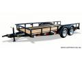 Tandem Axle 18ft Utility Trailer - AXLES: Two 5,200# EZ Lube w/Electric Brakes