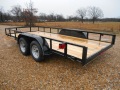 16ft Pipe Top Rail Utility Trailer