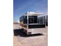 BLACK 8.5X20 BBQ CONCESSION TRAILER