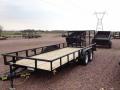 18ft utility trailer with ramp gate - 2-3,500# Axles