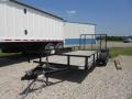 18ft TA Steel Utility Trailer With Wood Deck