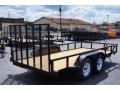 14ft TA Blakc Utility Trailer with Rampgate