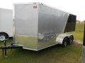 14FT TWO TONED CARGO TRAILER WITH REAR RAMP