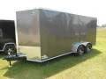 16FT CHARCOAL ENCLOSED CARGO TRAILER