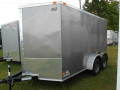 14FT T/A PEWTER ENCLOSED CARGO TRAILER
