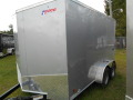 PEWTER TA 12FT CARGO TRAILER WITH V-NOSE