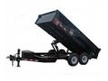 14FT Low Profile Dump Trailer with Ramps