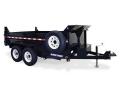 12ft Dump Trailer with Slide in Ramps