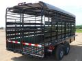 20ft GN with Covered Tarp Stock Trailer