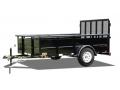 10ft Utility Trailer with Rampgate and Solid Sides
