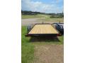 16ft Tandem Axle Open Car Hauler with Wood Deck