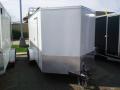 14FT  ENCLOSED CARGO WHITE WITH 3500LB AXLERS