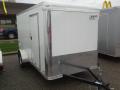 12FT ENCLOSED CARGO WHITE FLAT FRONT