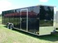 24FT BLACK ENCLOSED WITH 2-5200LB AXLES