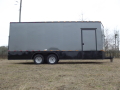 CHARCOAL 20FT RACE TRAILER W/BLACKOUT PACKAGE