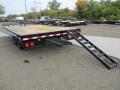 Black 16ft Bumper Pull Deck Over Equipment Trailer