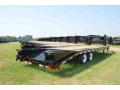 30ft Flatbed Trailer w/5 Foot Dovetail and Foldover Ramps