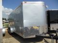 Silver 16ft Enclosed Trailer with Ramp