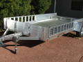 12ft Utility Trailer w/Side Ramps and Bi-Fold Tailgate