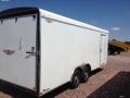 20ft cargo trailer 2-5200lb axles-white flat front