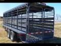 GN 16ft Tarp Top Cattle Trailer