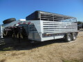 Steel 16ft TA  Gooseneck Livestock Trailer