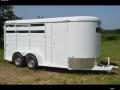3 H WHITE TRAILER WITH 5200LB AXLES