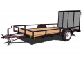 10ft Utility Trailer with Wood Deck, Single Axle