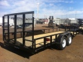 18ft TA Pipe Top Utility Trailer