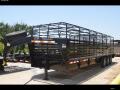 24ft Steel GN Cattle Trailer / Triple 7000lb Axles