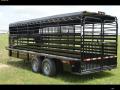 20ft Steel Gooseneck Livestock Trailer