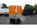 16ft orange/black cargo trailer