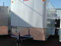 16FT CARGO TRAILER WITH REAR RAMP - WHITE