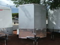 10FT silver/charcoal cargo trailer